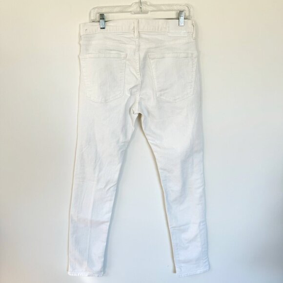 Abercrombie Skinny White Distressed Jeans Felix Stretch 32x34 - Picture 11 of 11